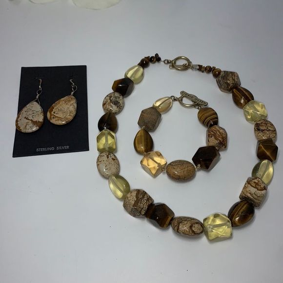 Sigrid Olsen Jewelry - Sigrid Olsen 3 Piece Necklace Bracelet Earrings